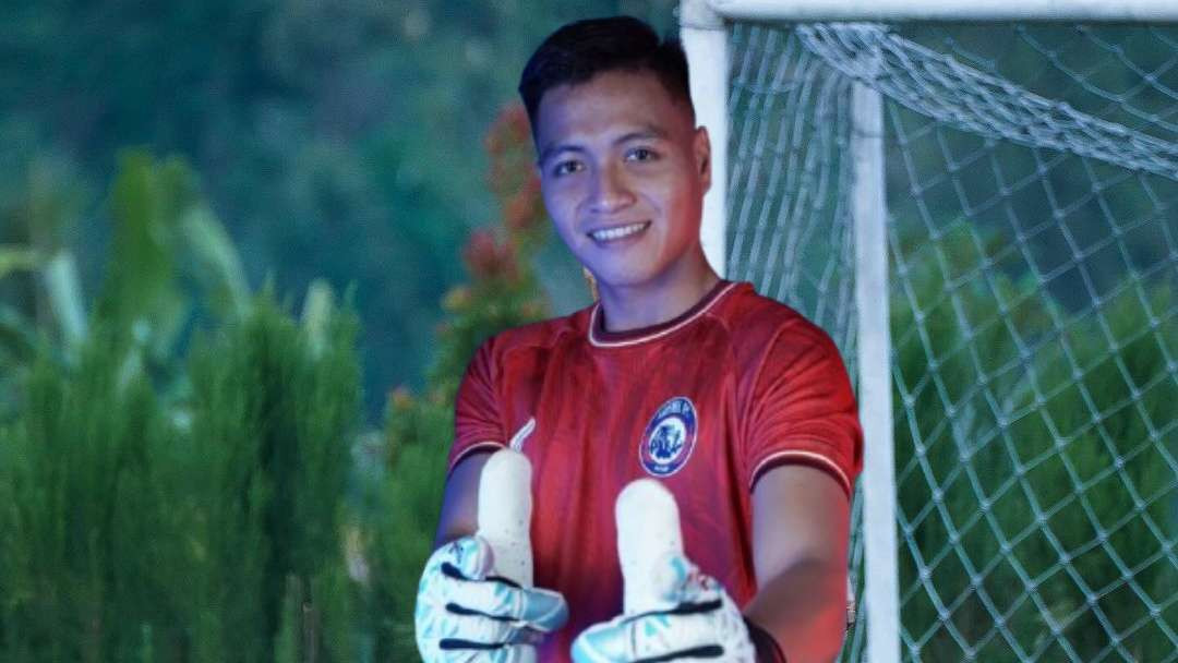 Andrian Casvari, satu dari empat pemain Arema FC yang diperbantukan di Arema U-20 dalam Elite Pro Academy (Foto: Andrian Casvari)