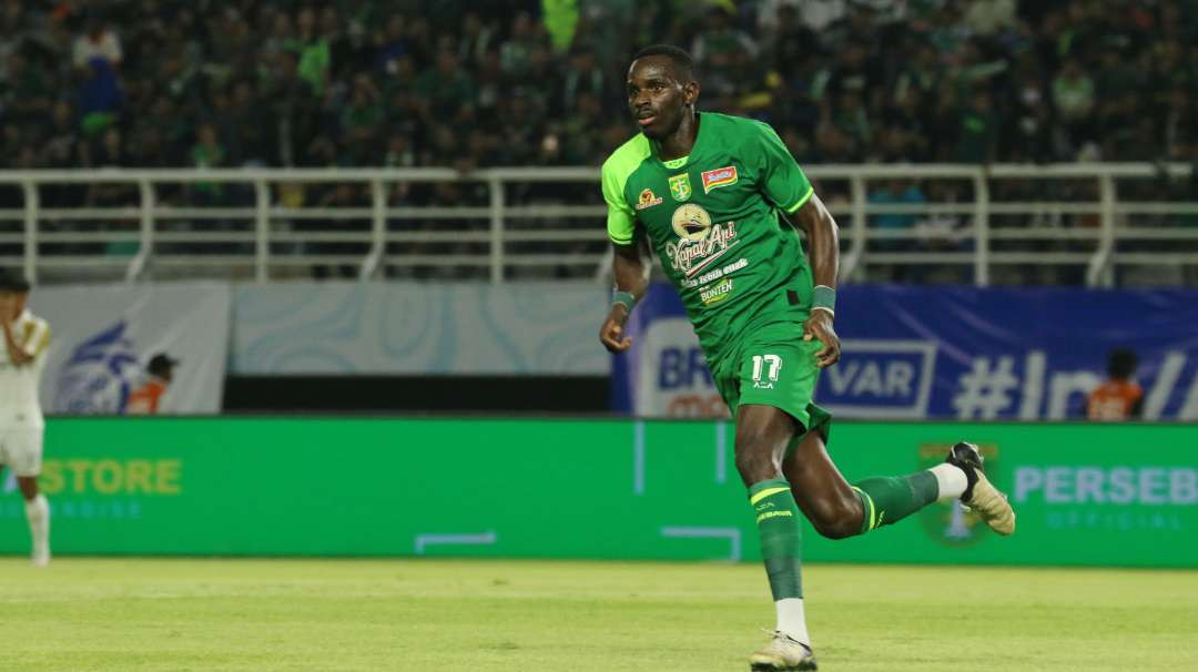 Striker Persebaya, Flavio Silva. (Foto: Fariz Yarbo/Ngopibareng.id)