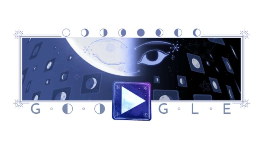 Google Doodle Half Moon, Kamis 24 Oktober 2024. (Foto: Tangkapan layar)