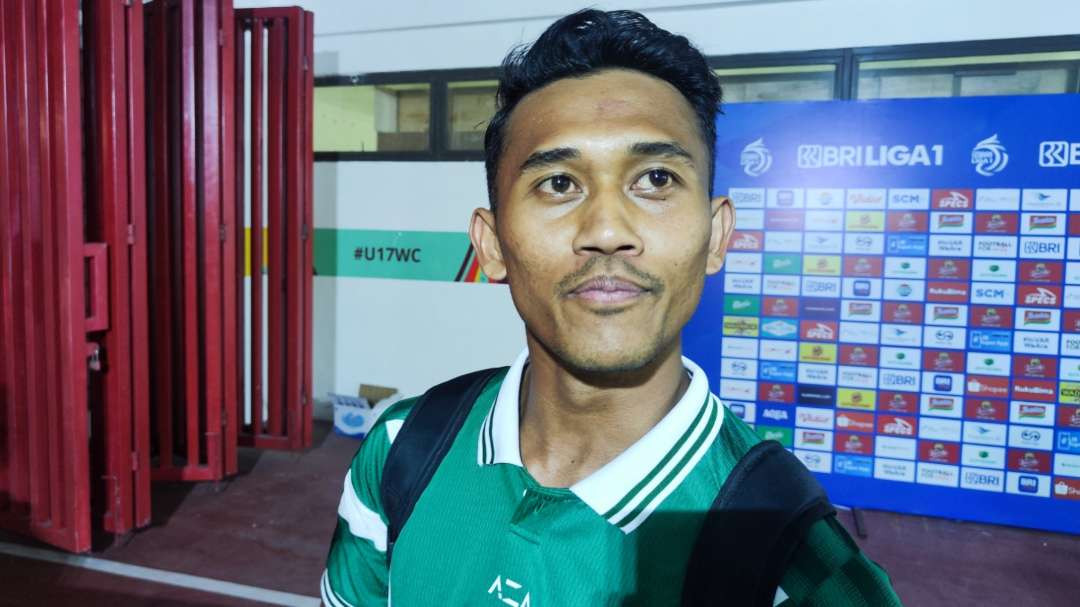 Pemain Persebaya, Arief Catur Pamungkas. (Foto: Fariz Yarbo/Ngopibareng.id)