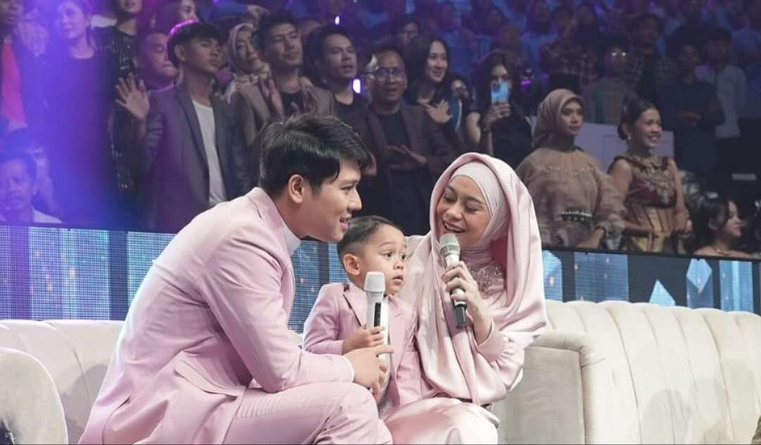 Keluarga Lesti, Rizky Billar, dan putranya, Abang L tampil sekaligus borong penghargaan. (Foto: Instagram Indosiar)