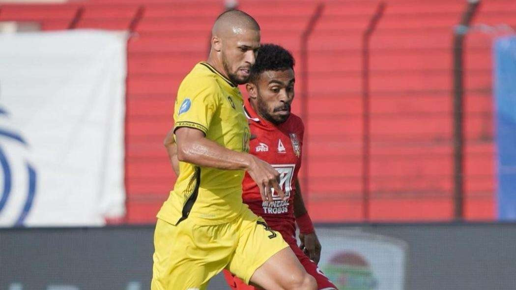 Malut United dan Barito Putera bermain imbang dengan skor 0-0 pada laga pekan ke-9 Liga 1 2024/2025 di Stadion Sultan Agung, Bantul. (Foto: Ant)