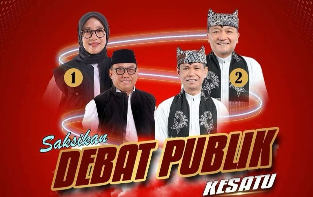 KPU Kabupaten Banyuwangi menggelar debat publik bagi cabup dan cawabup Banyuwangi, Minggu 27 Oktober 2024. (Foto: Istimewa)