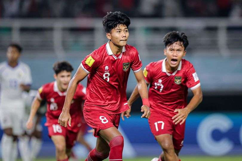 Timnas U-17 Indonesia bermain imbang 0-0 melawan Timnas U-17 Australia dalam babak penyisihan Grup G Kualifikasi Piala Asia U-17 2025. (Foto: PSSI)