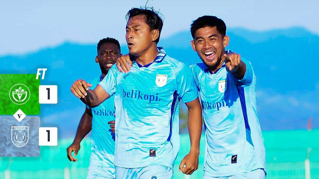 Samsul Arif, pencetak gol balasan Persela Lamongan saat laga away lawan Persipal Palu (Foto : Instagram @Persela.fc)