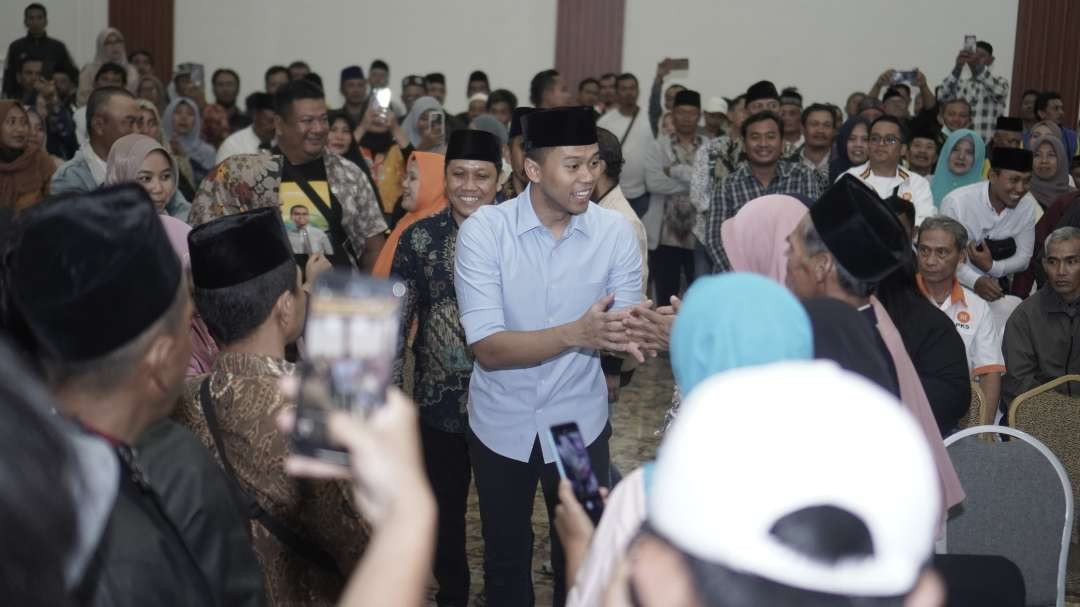 Ribuan kader Golkar dan PKS Kota Batu siap memenangkan Firhando Gumelar- Haji Rudi secara mutlak pada Pilwali Kota Batu 2024. (Foto: Istimewa)