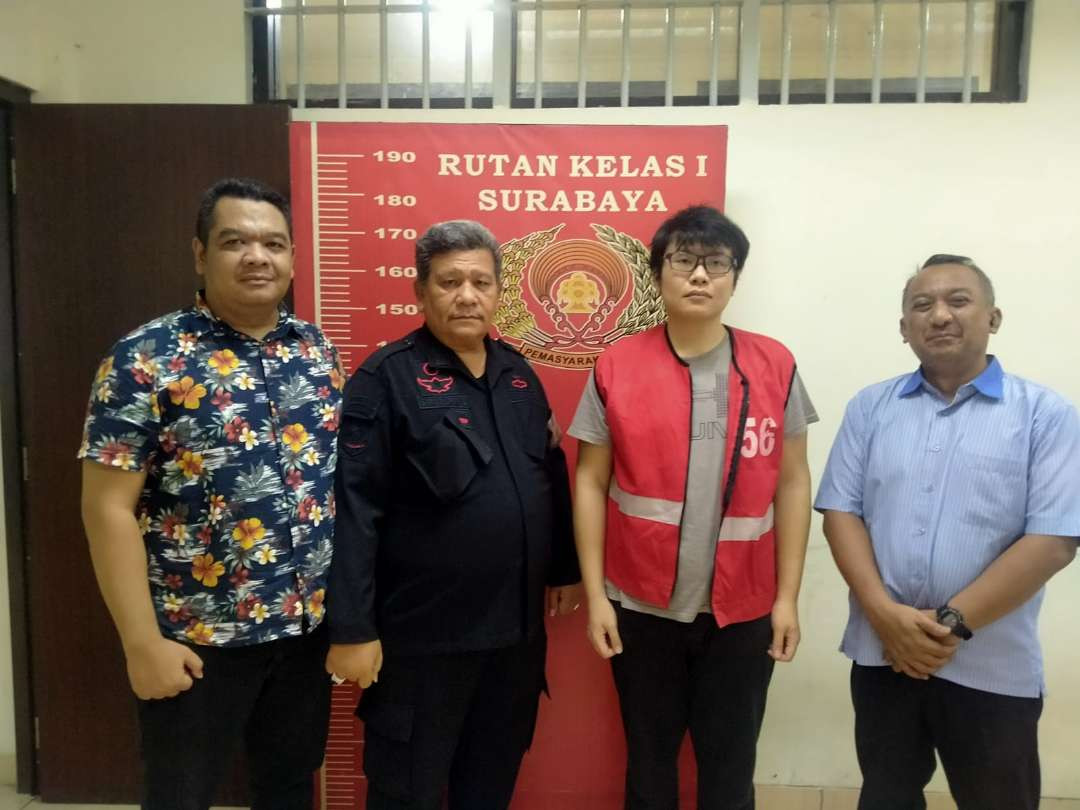 Kakanwil Kemenkumham Jatim Heni Yuwono mengkonfirmasi jika pihaknya melalui Rutan I Surabaya telah menerima jaksa yang mengeksekusi terdakwa Ronald Tannur. (Foto: Humas Kemenkumham Jatim)