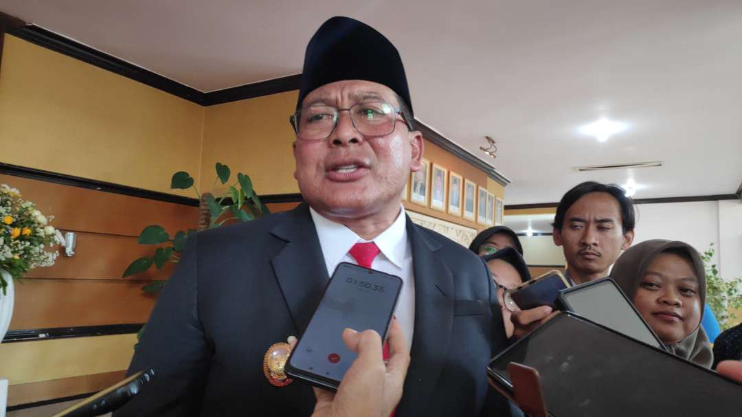 Plt. Bupati Malang, Didik Gatot Subroto punya harapan tinggi untuk Ketua DPRD Kabupaten Malang yang baru (Foto: Agung/Ngopibareng.id)