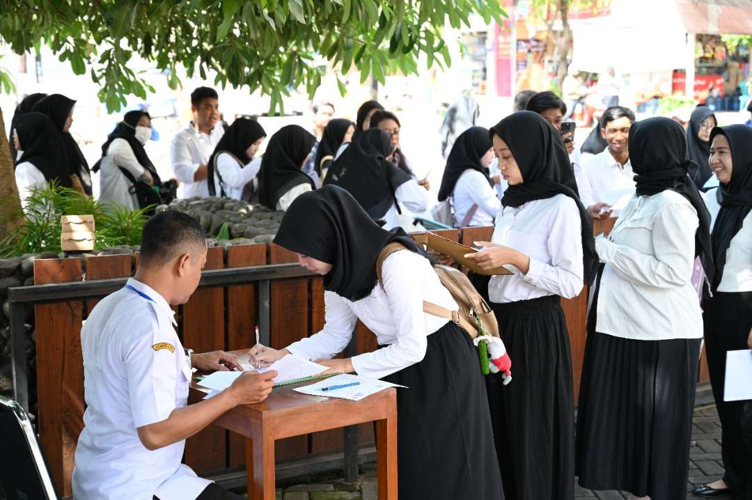 Para peserta seleksi CPNS tahun 2024 bersiap mengikuti tes ujian SKD (foto: istimewa)