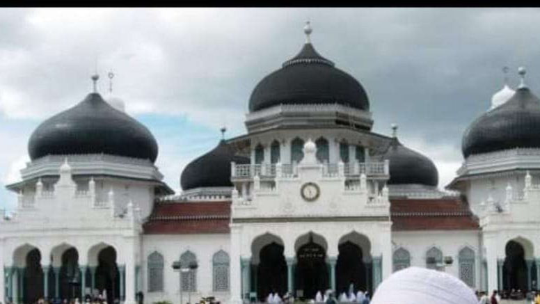 Keindahan Masjid Baiturrahman di Banda Aceh. (Ilustrasi)