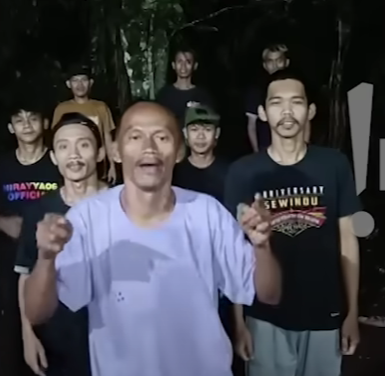 Gunawan Sabdor, conten creator yang ditangkap Polres Sukabumi. (Foto: tangkapan layar youtube)