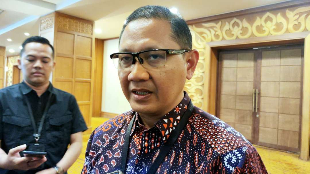 Kadindik Jatim, Aries Agung Paewai meminta guru tidak mengalami ketakutan berlebihan. (Foto: Fariz Yarbo/Ngopibareng.id)