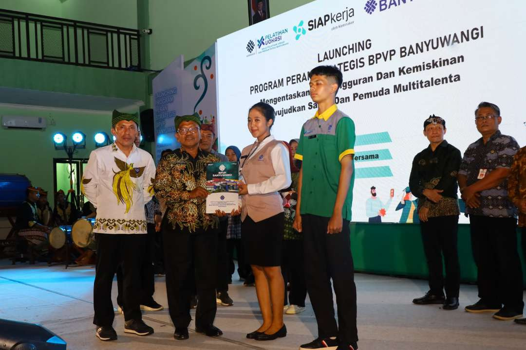 Plt Bupati Banyuwangi Sugirah dalam acara BPVP Banyuwangi. (Foto : Humas Pemkab Banyuwangi))