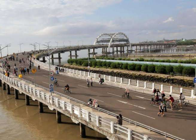 Suasana Jembatan Suroboyo. (Foto: Humas Pemkot Surabaya)