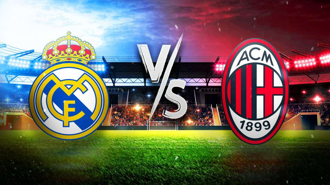 Real Madrid vs AC Milan. (Foto: X)