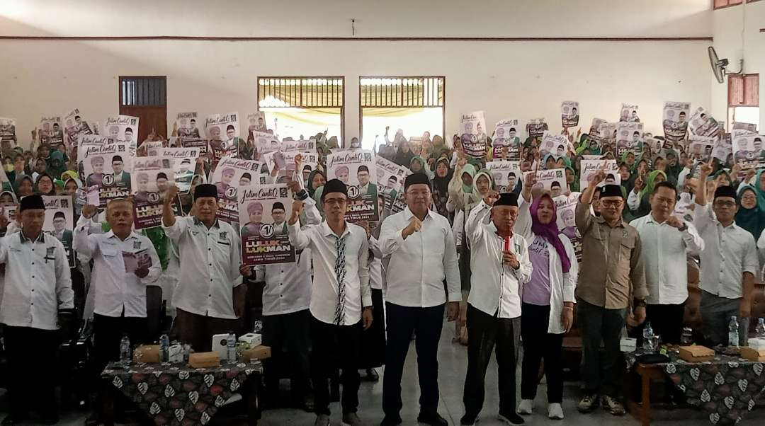 Lukmanul Khakim hadir diacara sarasehan DPC PKB Tuban (Foto: Khoirul Huda/Ngopibareng.id)