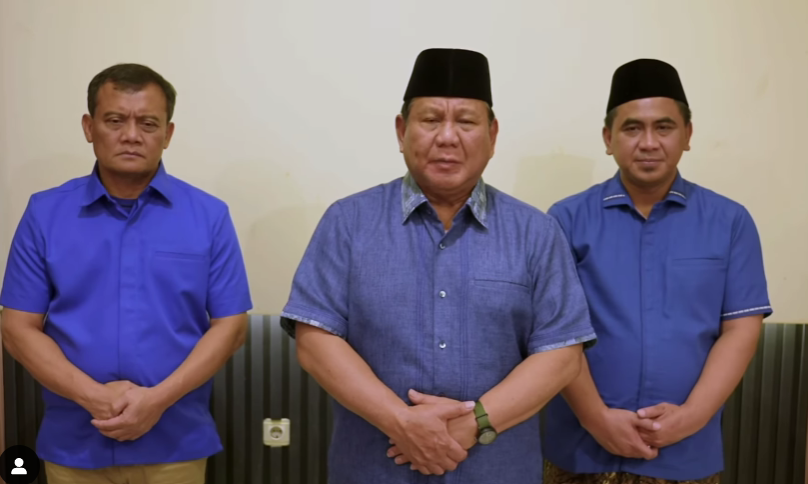 Video berisi kampanye yang dilakukan Presiden Prabowo Subianto untuk pasangan Calon Gubernur Jawa Tengah Ahmad Luthfi-Taj Yasin Maemon viral. (Foto: Instagram)