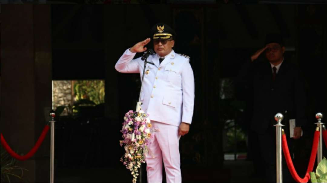 Plt. Bupati Malang jadi inspektur upacara Hari Pahlawan (Foto: Humas Pemkab Malang)