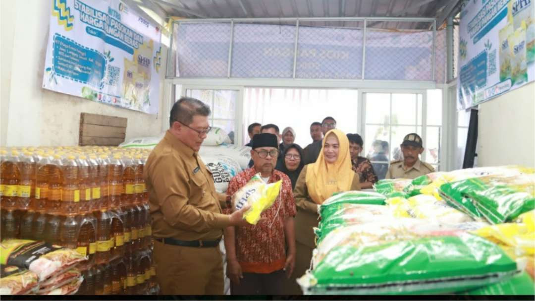 Peresmian Kios Pangan Gapoktan Karya Mandiri. (Foto: Humas Pemkab Malang)