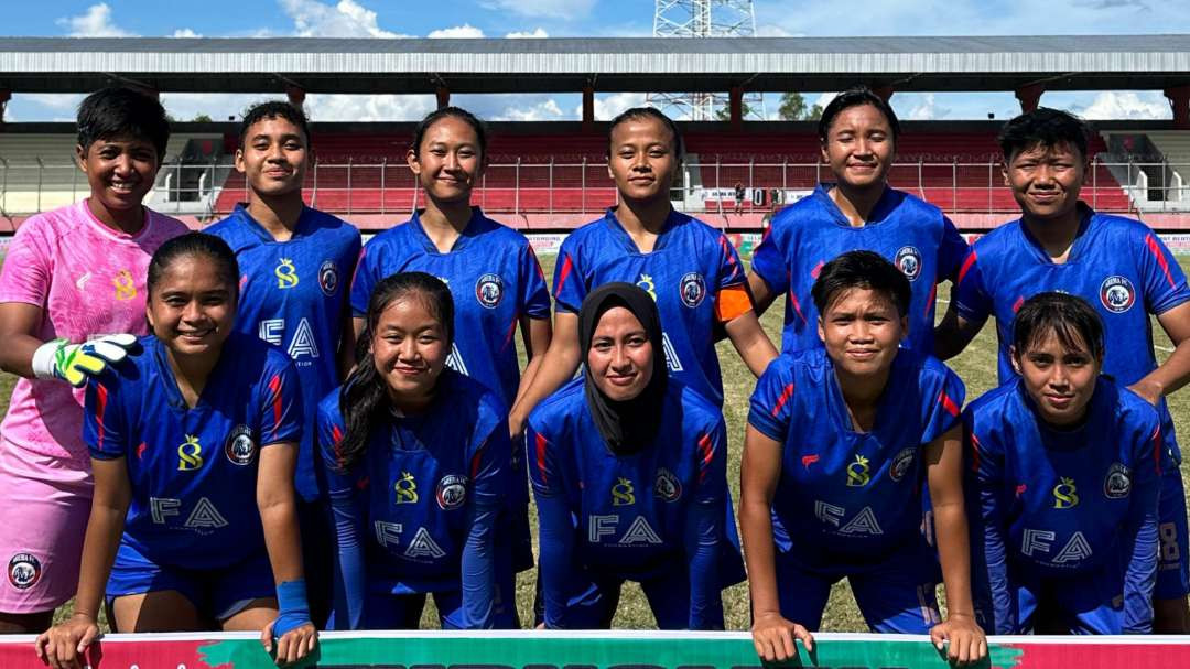 Line up andalan Arema FC Women di Kajati Kalteng Cup II 2024. (Foto: Arema FC Women)