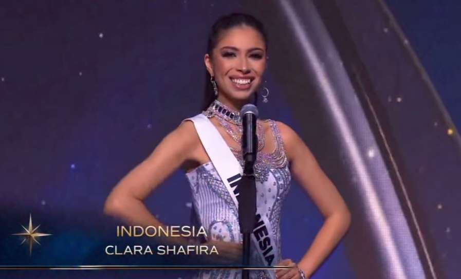 Miss Indonesia, Clara Shafira Krebs di babak penjurian Miss Universe 2024. (Foto: Instagram)