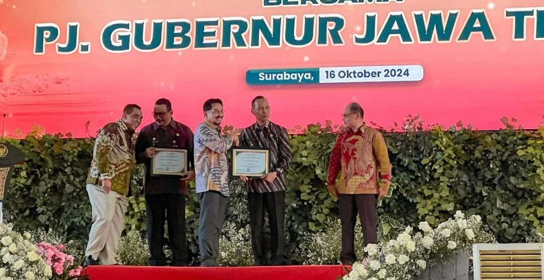 OKKP-D Tuban menerima penghargaan predikat sangat baik dari Badan Pangan Nasional. (Foto: Istimewa)