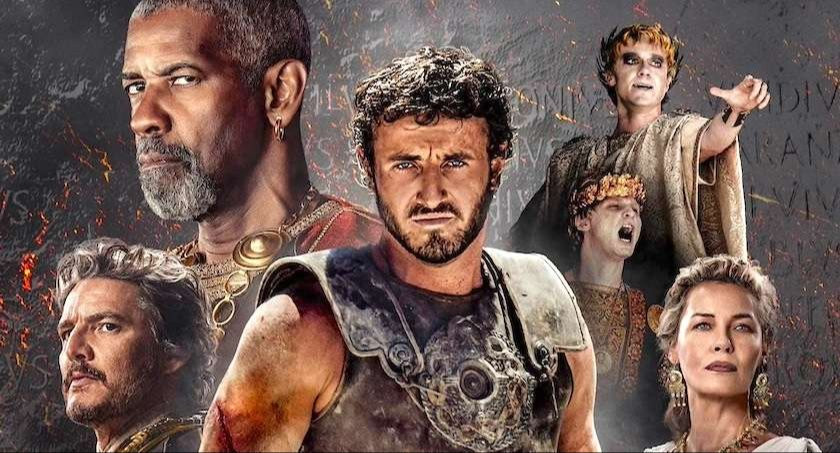 Salah satu poster film aksi Gladiator II. (Foto: Paramount Pictures)