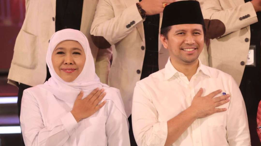 Pasangan calon Gubernur dan Wakil Gubernur Jawa Timur, Khofifah Indar Parawansa dan Emil Dardak siap bangun infrastruktur dan interkoneksi Jatim sebagai Gerbang Baru Nusantara. (Foto: Istimewa)