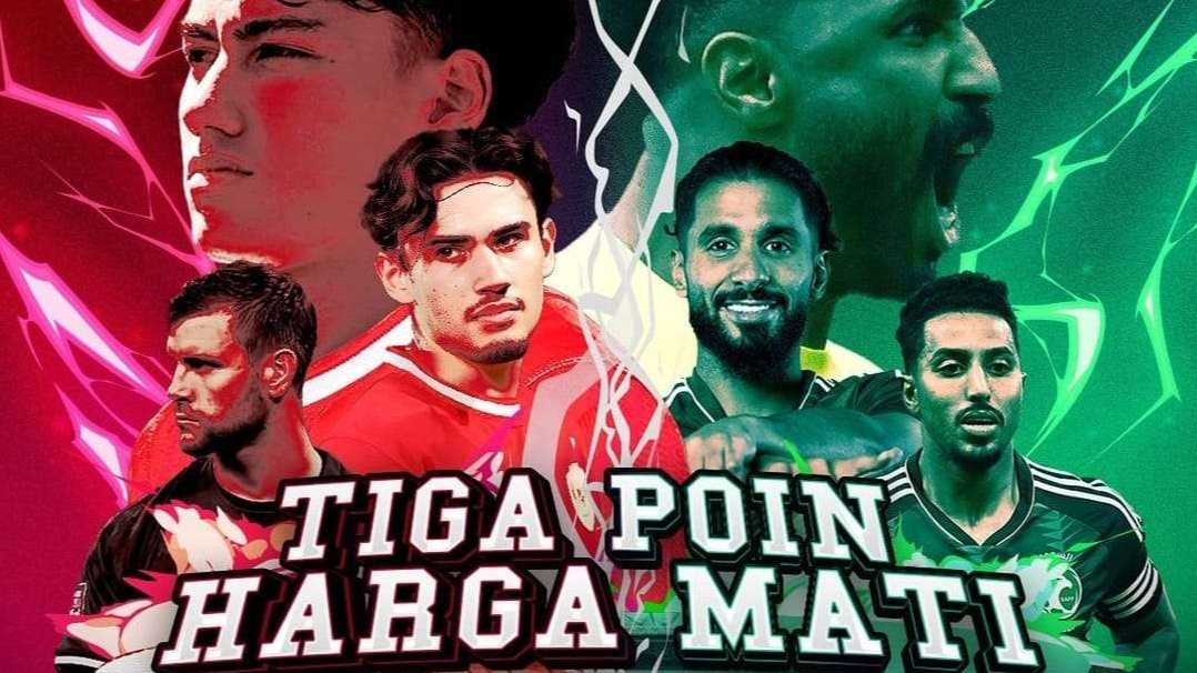 Timnas Indonesia Vs Arab Kualifikasi Piala Dunia 2026 Zona Asia, Selasa 19 November 2024. Kick off pukul 19.00 WIB. (Foto: Instagram RCTI)