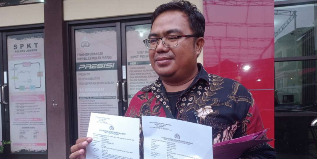 Kuasa hukum pelapor, Budi Hariyanto. (Foto: Rusdi/Ngopibareng.id)