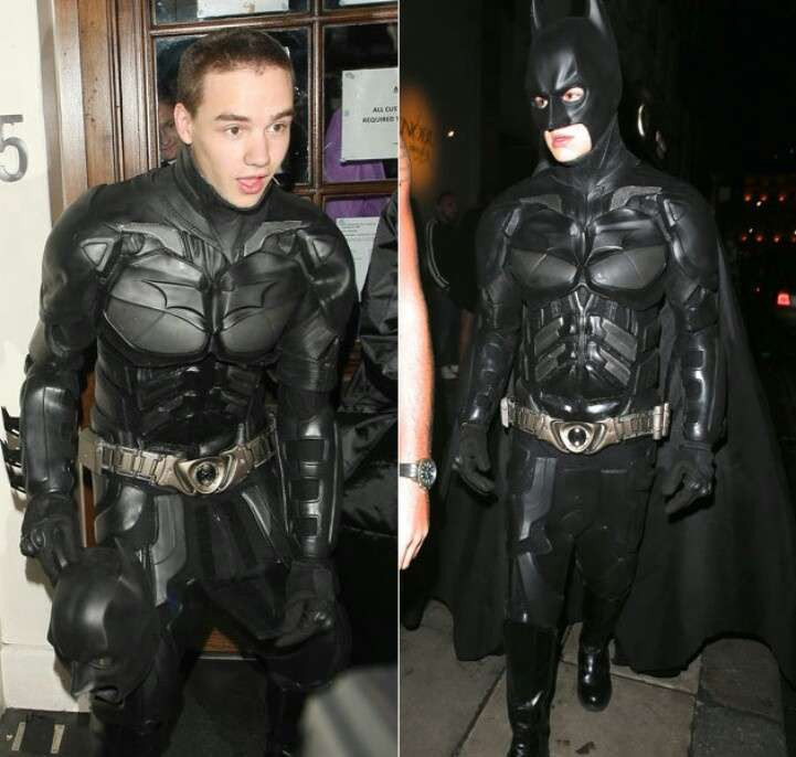 Liam Payne mengidolakan Batman dan kerap memakai kostum Batman di acara Halloween. (Foto: Istimewa)
