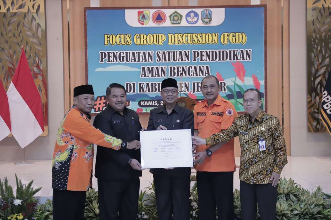 Pembentukan Satuan Pendidikan Aman Bencana (Foto: Dokumentasi Diskominfo Jember)