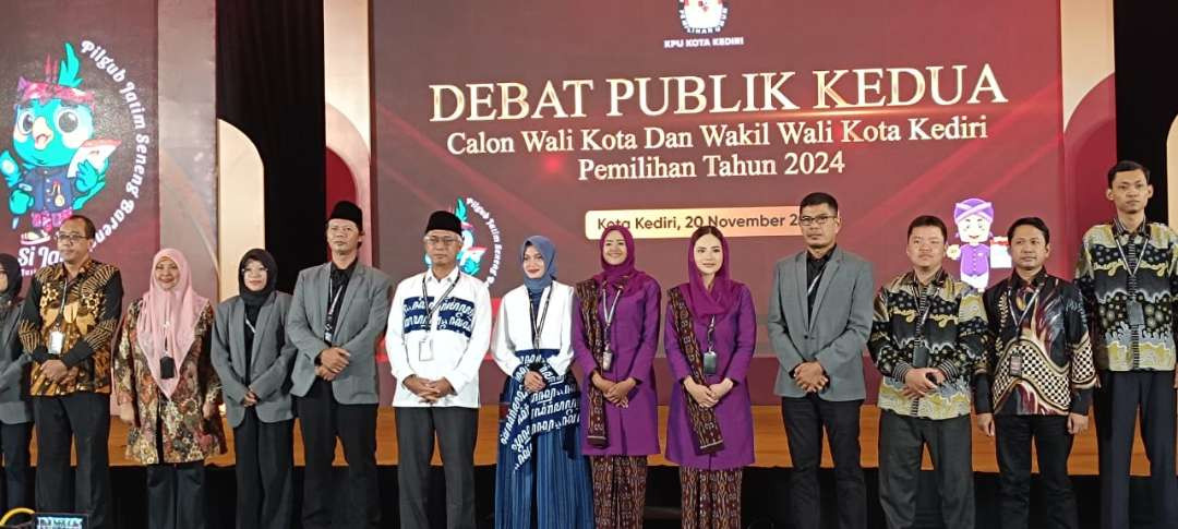 KPU Kota Kediri gelar debat kedua jelang Pilkada, Rabu 27 November 2024. (Foto: Fendi Lesmana/Ngopibareng.id)