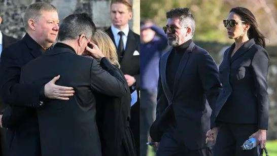 Simon Cowell tak kuasa menahan tangis di pemakaman Liam Payne. (Foto: Istimewa)