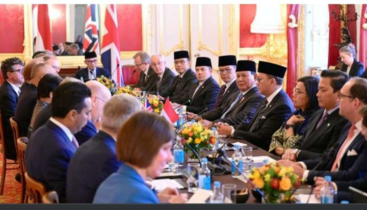 Presiden Prabowo Subianto menghadiri CEO Roundtable Forum di London, pada Kamis, 21 November 2024. (Foto: BPMI Setpres)