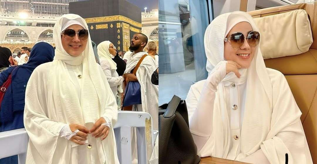 Transpuan Isa Zega umrah pakai busana perempuan syar'i. (Foto: Instagram @zega_real)