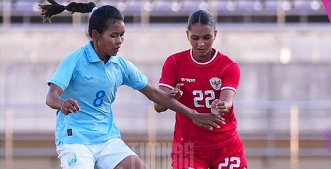 Timnas Indonesia menahan imbang Kamboja 0-0 dalam pertandingan perdana di Piala AFF Wanita 2024, di Laos, Sabtu 23 November 2024. (Foto: PSSI)