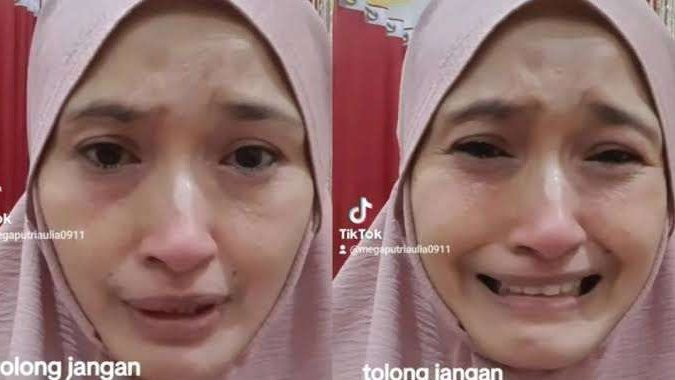 Mantan artis Mega Aulia menangis begitu tahu sinetron Tukang Bubur Naik Haji tayang ulang. Ia kini sudah berhijab. (Foto: Instagram)