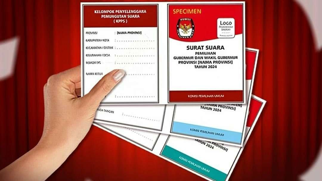 Surat suara Pilkada Serentak 2024 (Foto: KPU Kabupaten Malang)