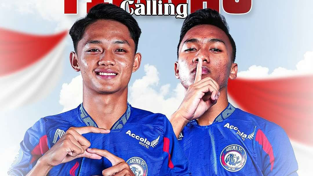 Achmad Maulana dan Arkhan Fikri diproyeksikan di antara 33 pemain yang masuk Skuad Garuda. (Foto: Arema FC)