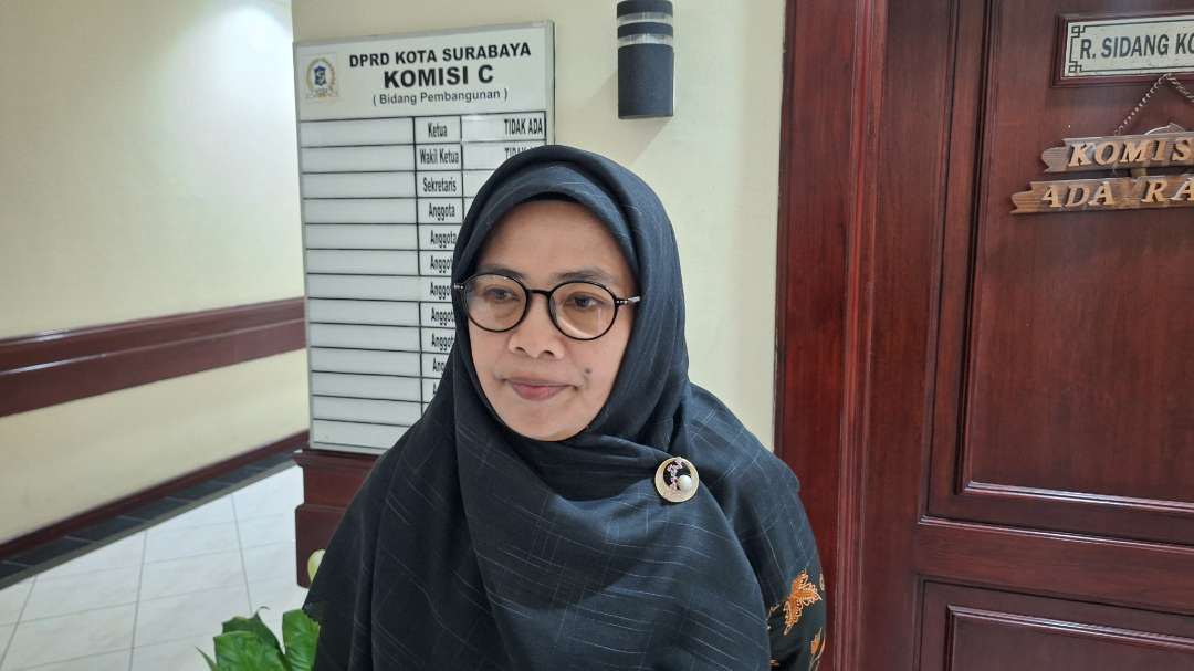 Wakil Ketua Komisi C DPRD Kota Surabaya Aning Rahmawati. (Foto: Julianus Palermo/Ngopibareng.id)