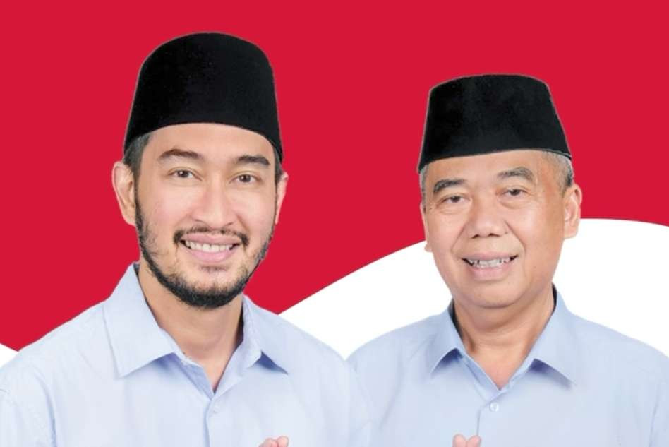 Pasangan calon Jeje-Asep sementara memimpin dengan perolehan suara sebesar 37,77%, mengungguli empat pasangan calon lainnya. (Foto: Instagram)