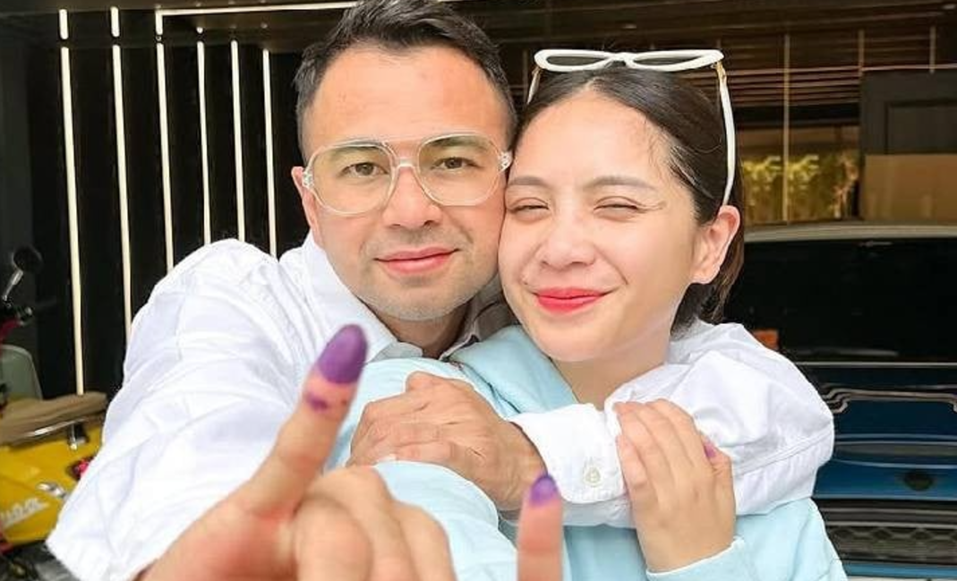 Selebriti Raffi Ahmad bersama Nagita Slavina usai nyoblos di Pikada 2024. (Foto: Instagram)