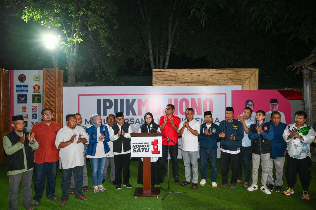 Ipuk menyampaikan respons atas kemenangan dalam Pilkada Banyuwangi versi hitung cepat LSI Denny JA. (Foto: Istimewa)