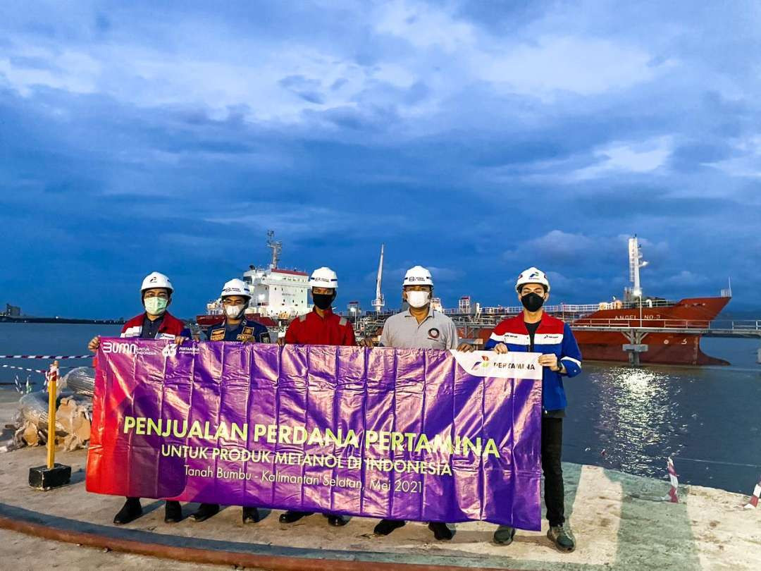 Ilustrasi. Penjualan metanol oleh Pertamina.(Foto: dok. Pertamina)