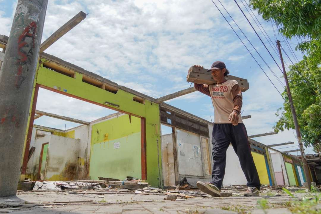 Tahapan revitalisasi Pasar Ngadiluwih yang menjadi bagian program Bupati Kediri Hanindhito Himawan Pramana kembali berjalan. (Foto: Istimewa)