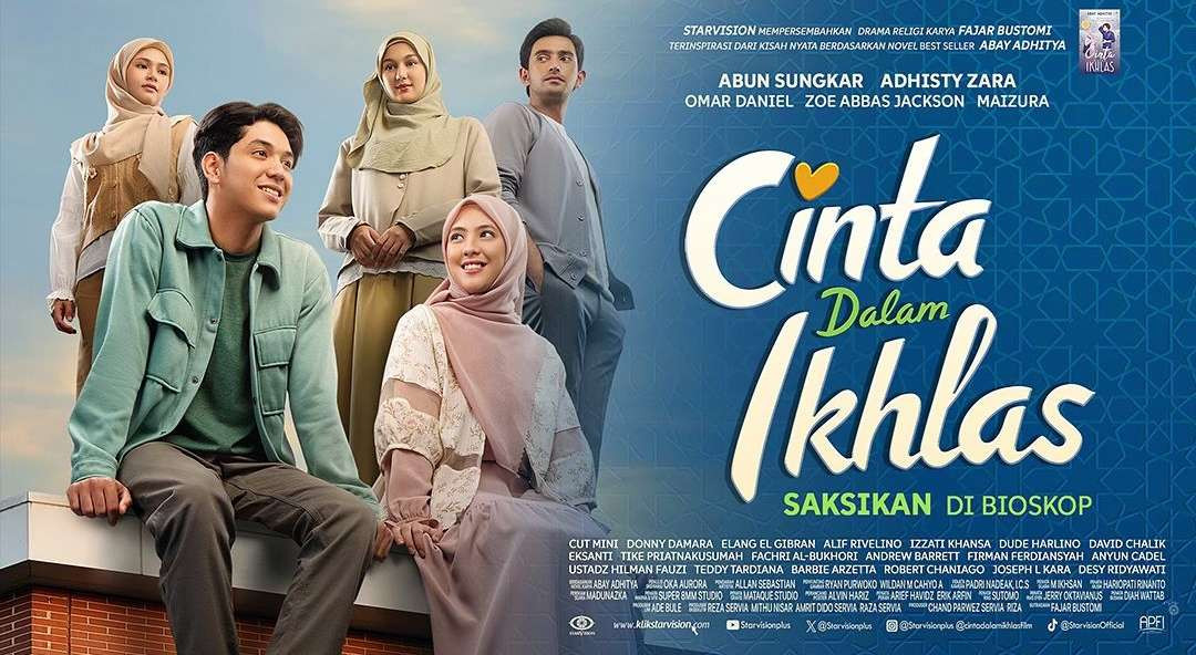 Poster film Cinta Dalam Ikhlas. (Foto: Starvision)