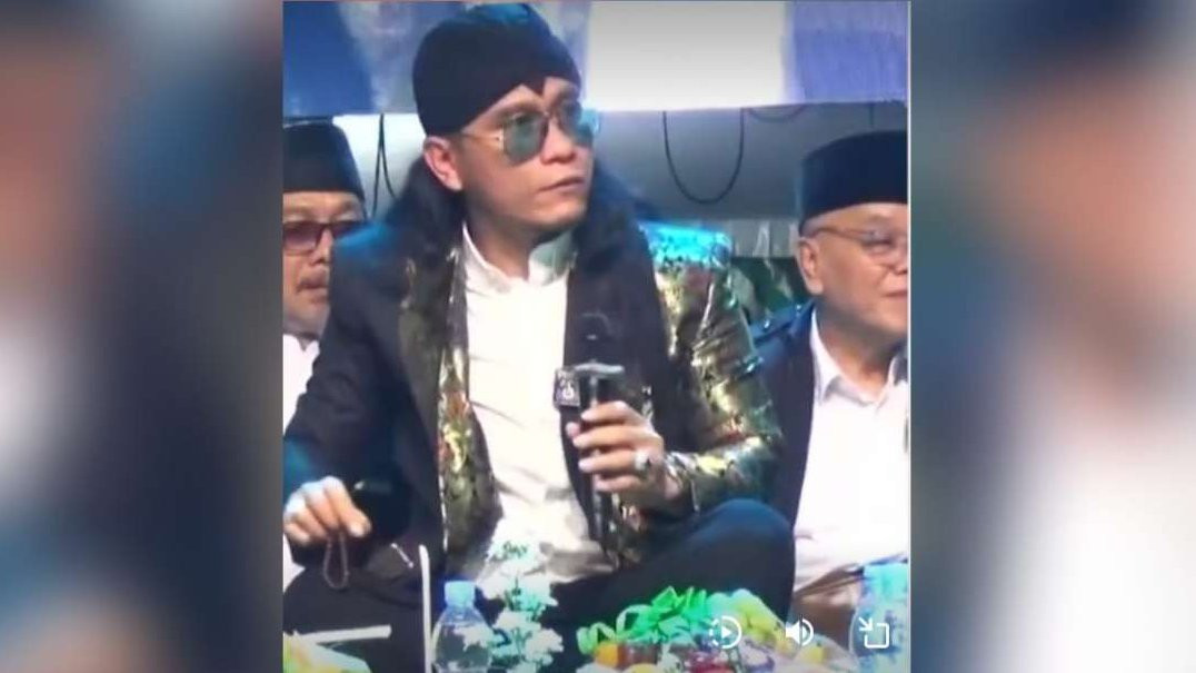 Gus Miftah saat mengisi pengajian. (Foto:Tangkapan Layar)