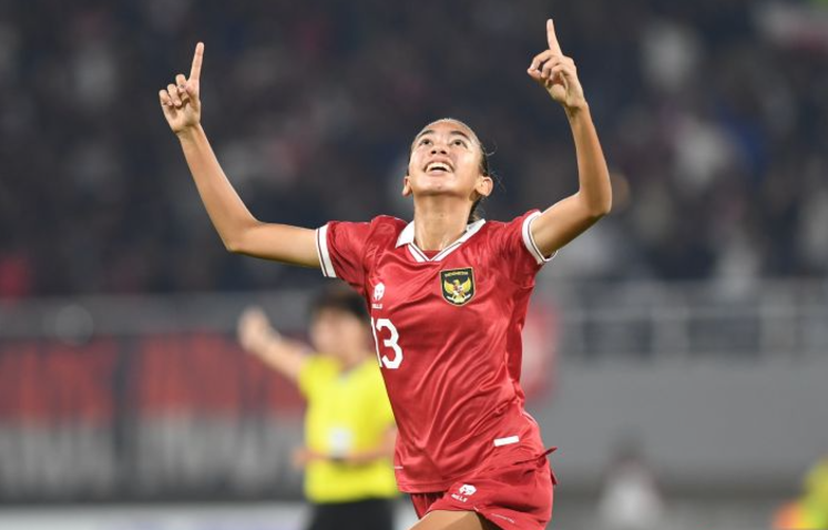 Timnas Indonesia berhasil lolos ke final Piala AFF Wanita 2024 setelah mengandaskan Singapura, 3-0, pada Senin 2 Desember 2024. (Foto: Ant)