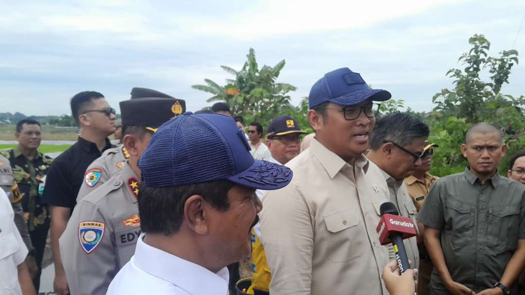 Menteri Imigrasi dan Permasyarakatan (Menteri Impas) Agus Andrianto kunjungan kerja ke Blora, genjot swasembada pangan. (Foto: Ahmad Sampurno/Ngopibareng.id)